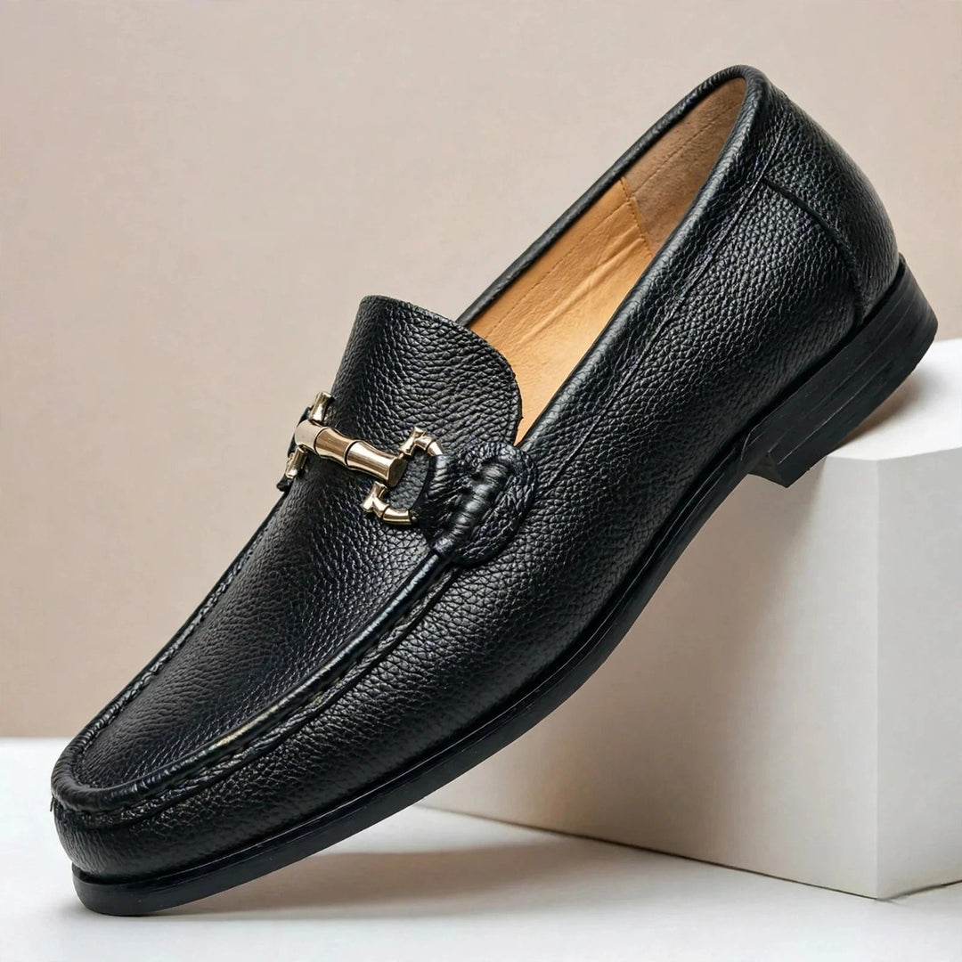 Vescari Cowhide Leather Loafers