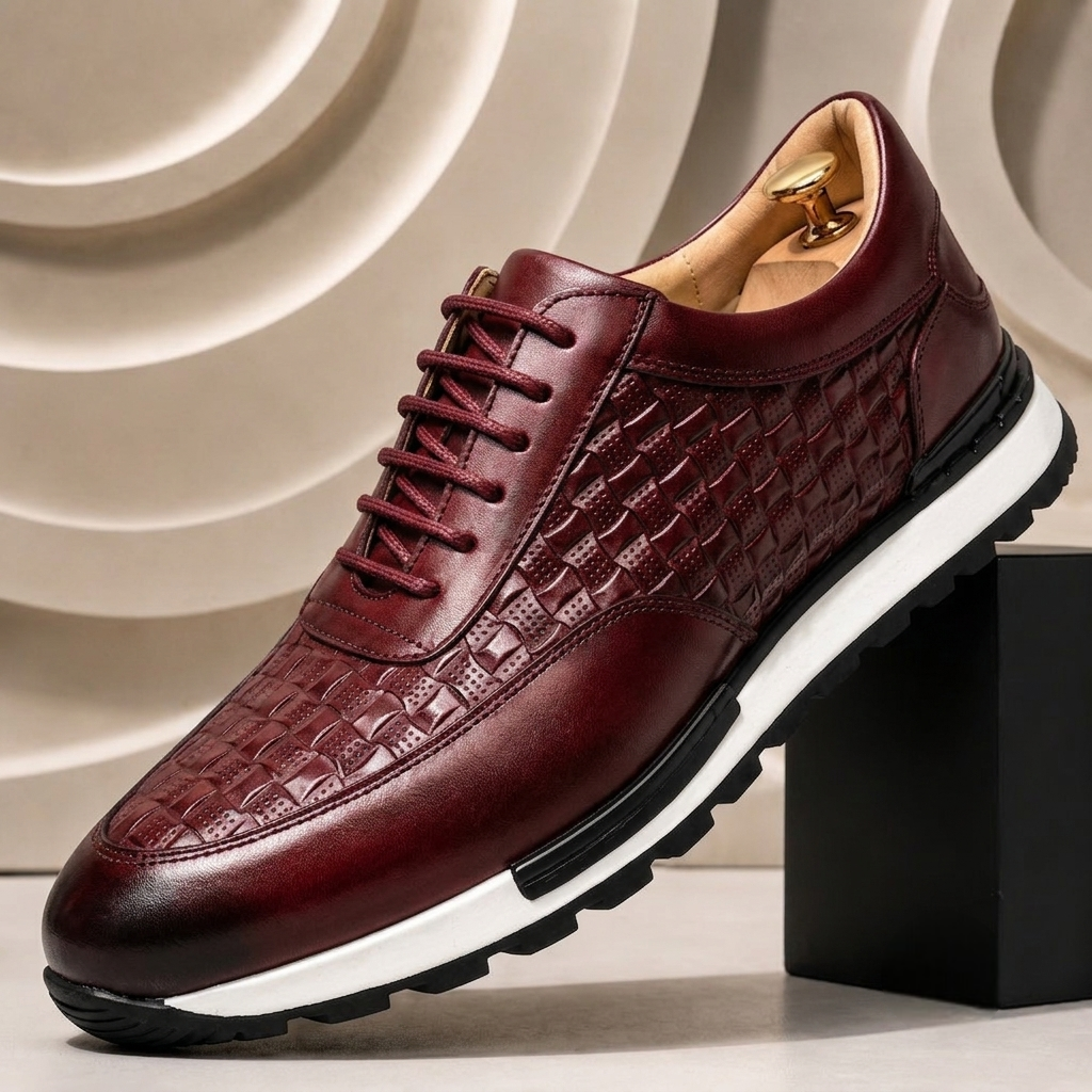 Costaro Cowhide Leather Sneakers