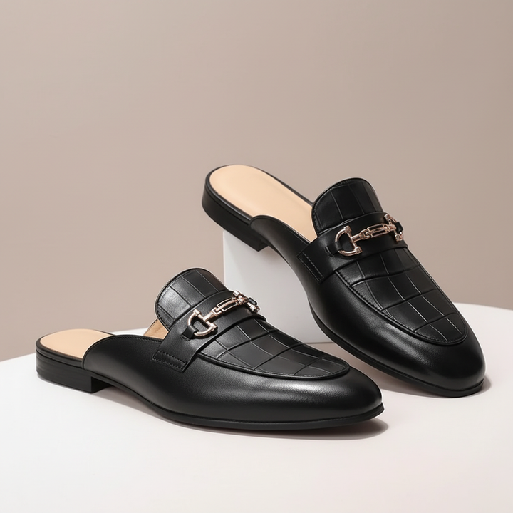Brancetti Cowhide Leather Mules