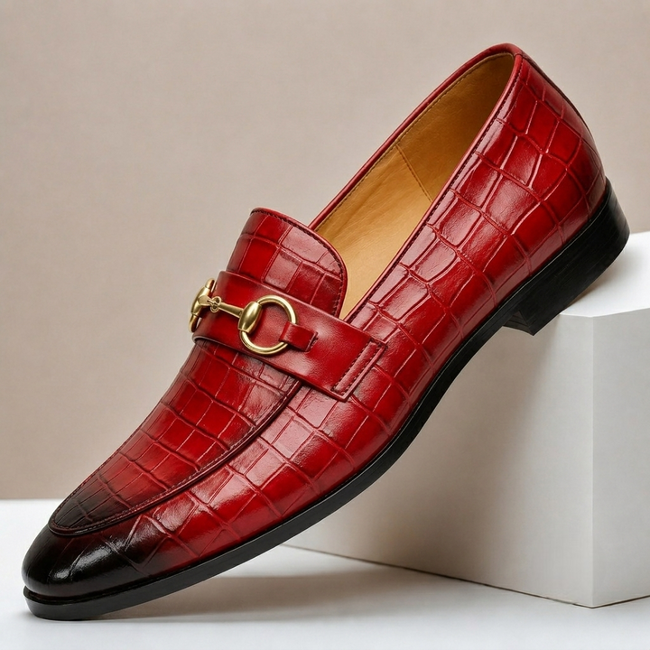 Ravelli Cowhide Leather Loafers