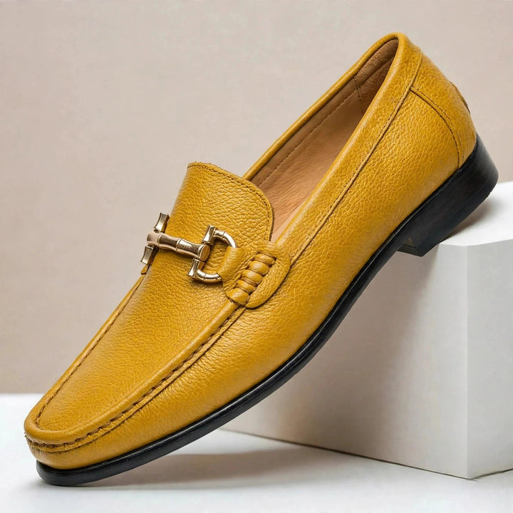 Vescari Cowhide Leather Loafers