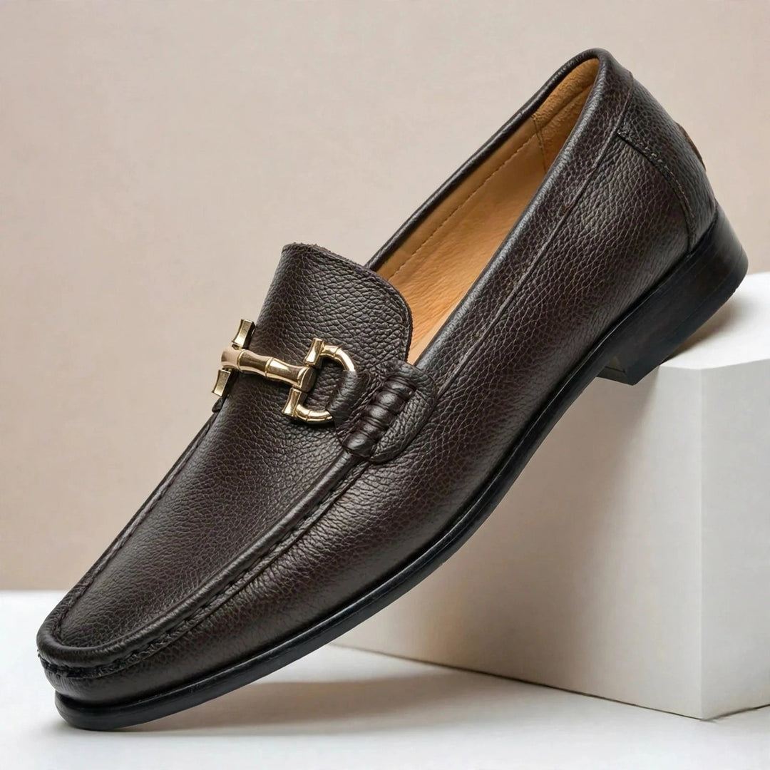 Vescari Cowhide Leather Loafers