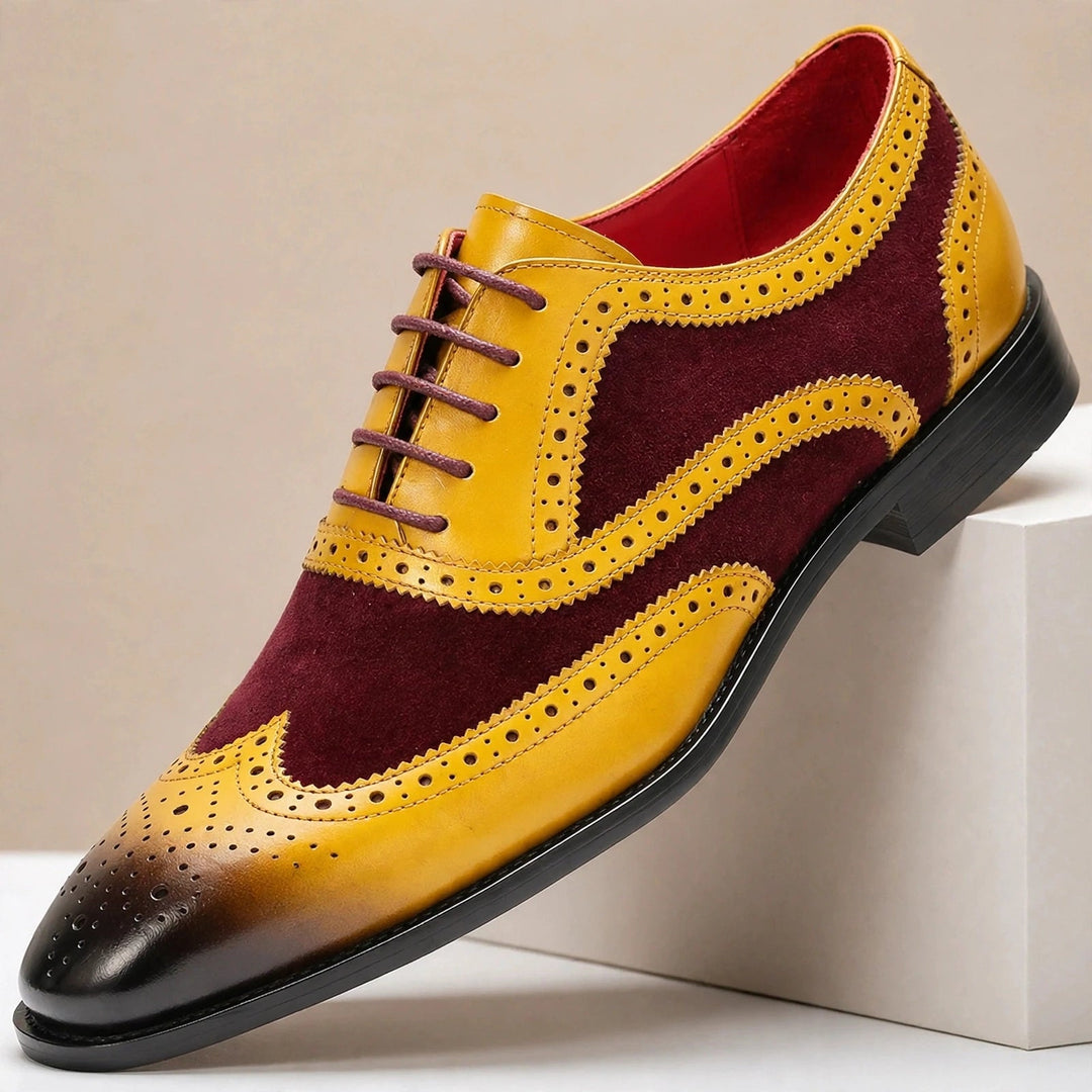 Brisello Cowhide Leather Shoes