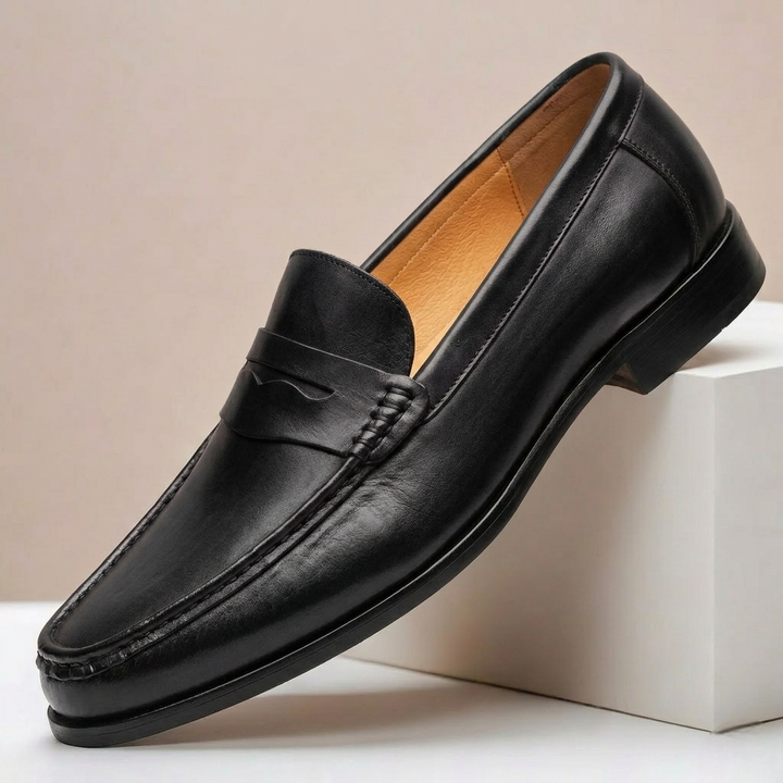 Santini Cowhide Leather Loafers