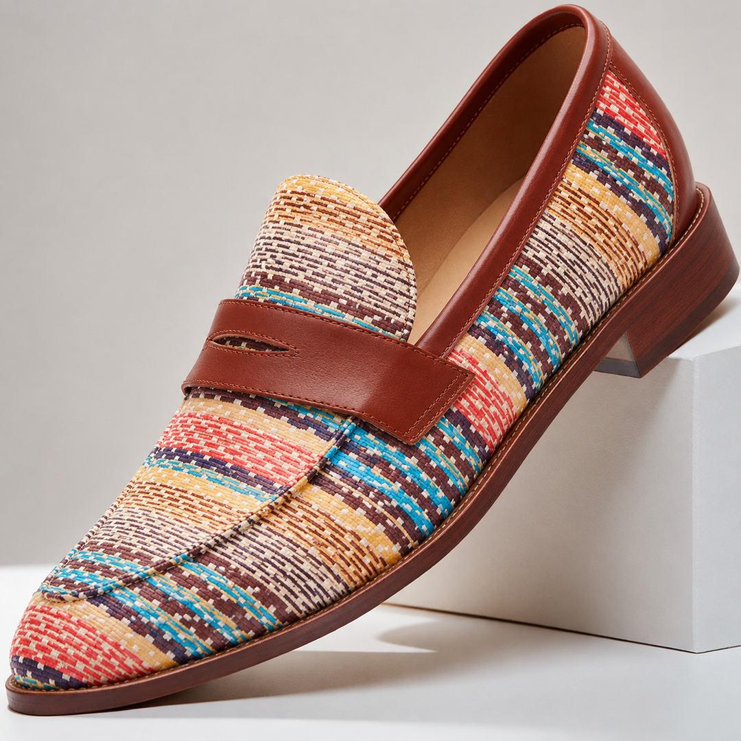 Farina Woven Loafers