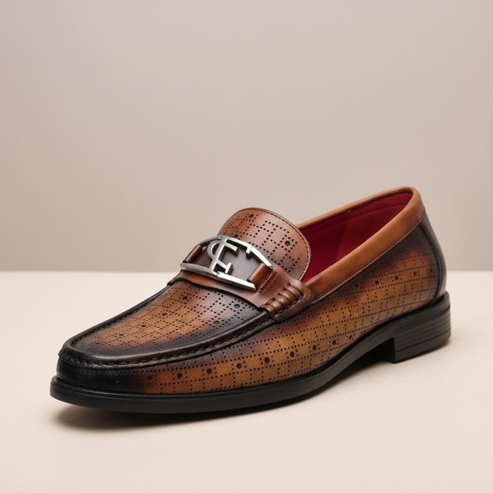 Dalmari Cowhide Leather Loafers