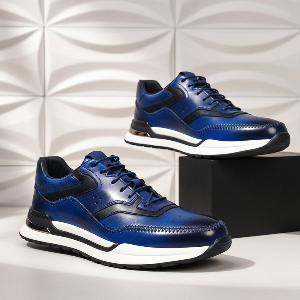 Salerno Cowhide Leather Sneakers