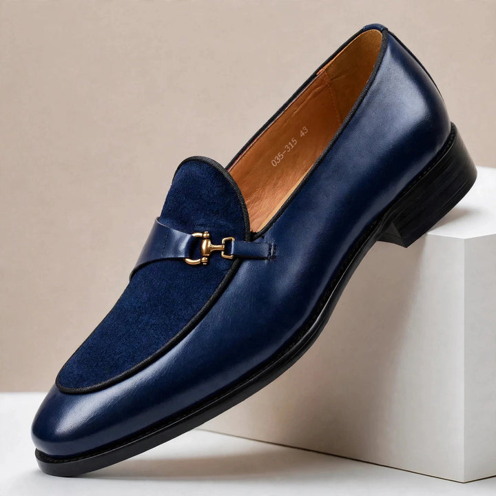 Falviero Cowhide Leather Loafers