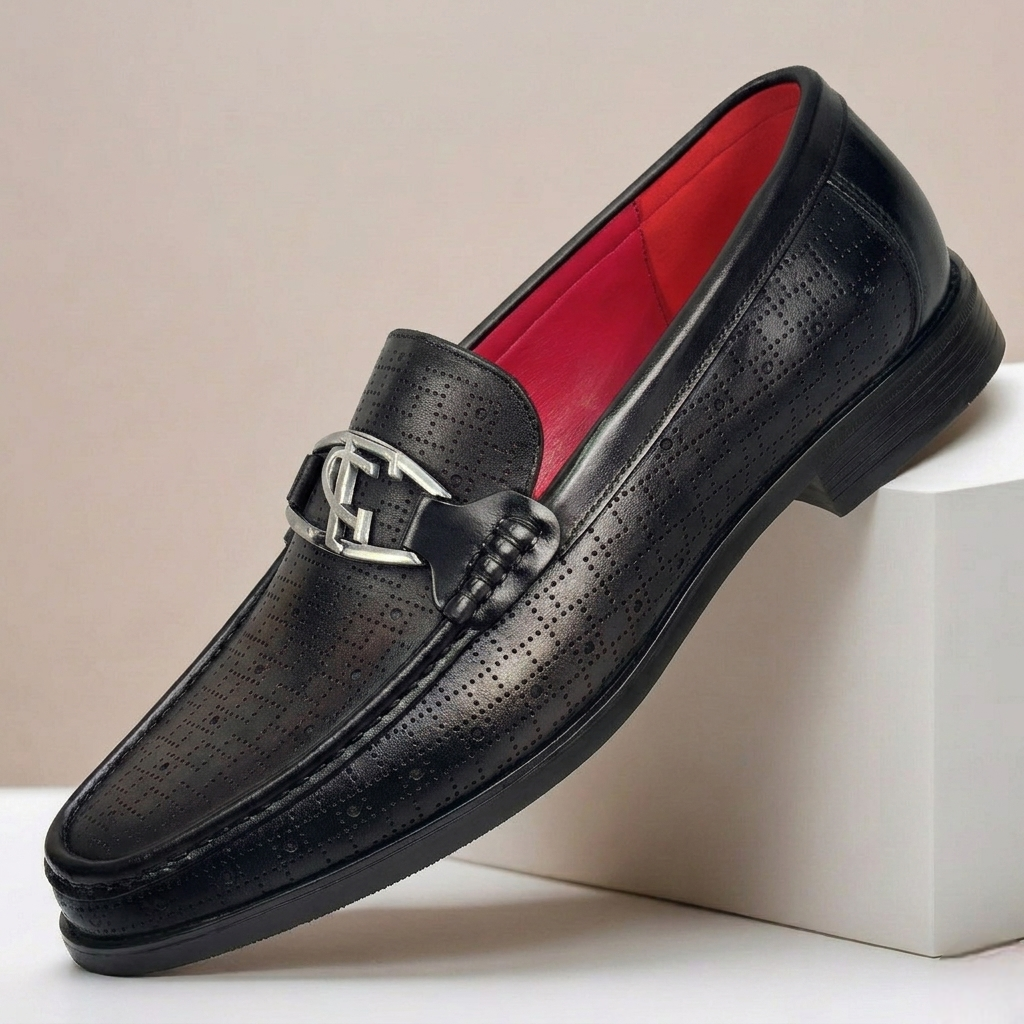 Dalmari Cowhide Leather Loafers