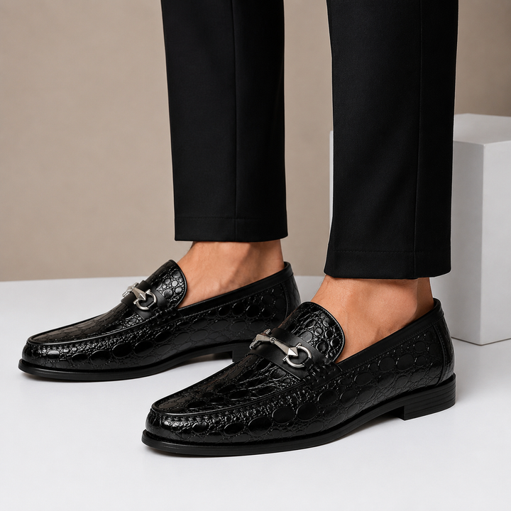 Carvano Cowhide Leather Loafers