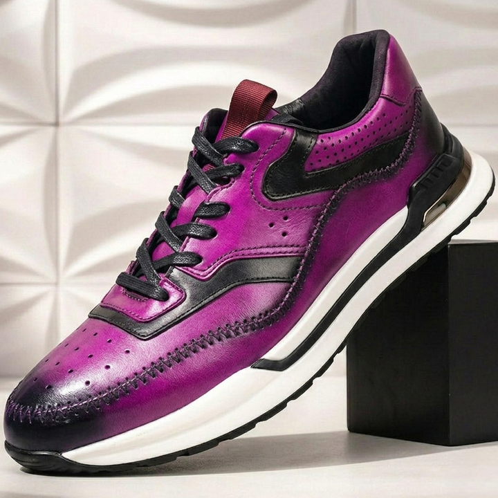 Ferrenzo Cowhide Leather Sneakers