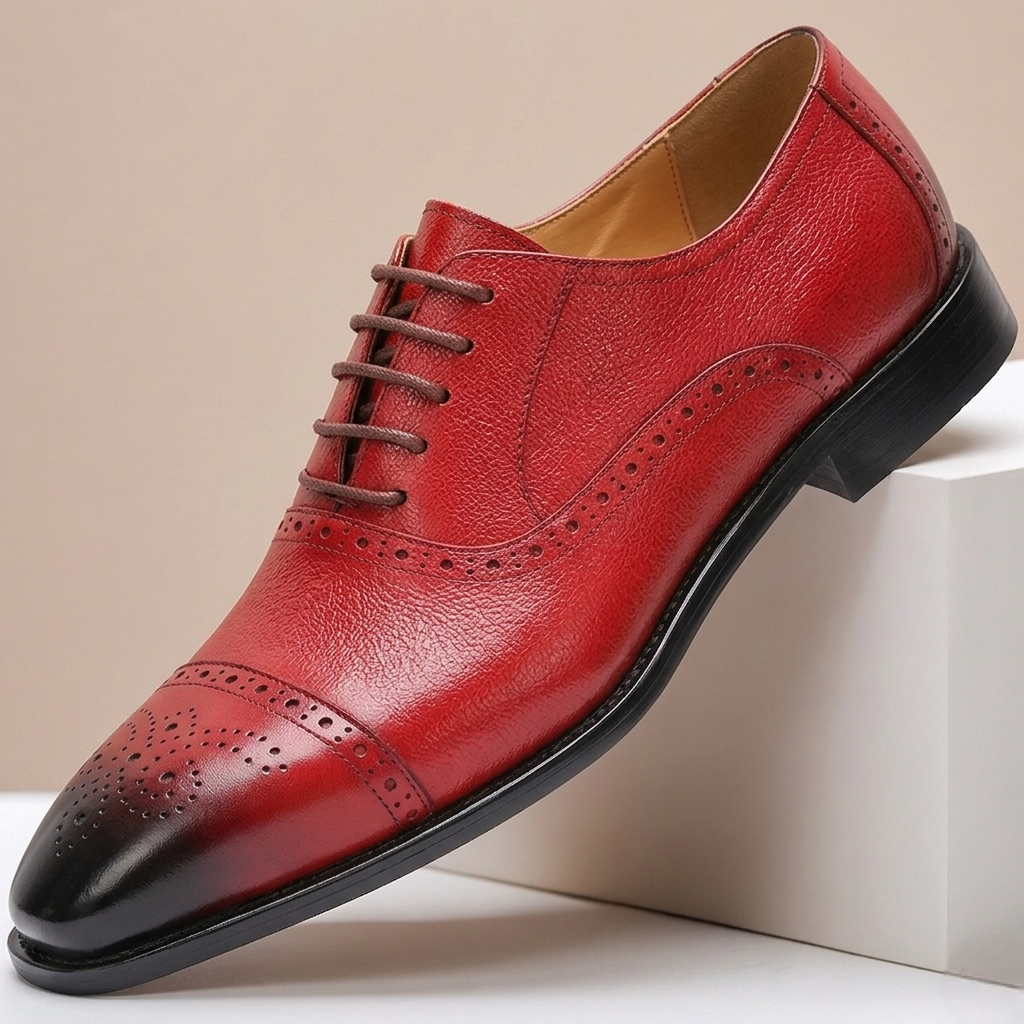 Ferrato Cowhide Leather Shoes