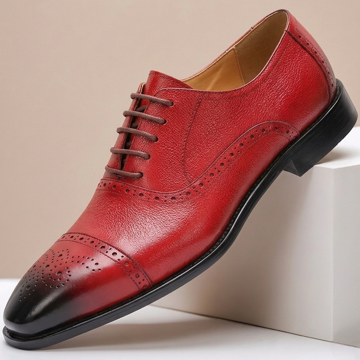 Ferrato Cowhide Leather Shoes