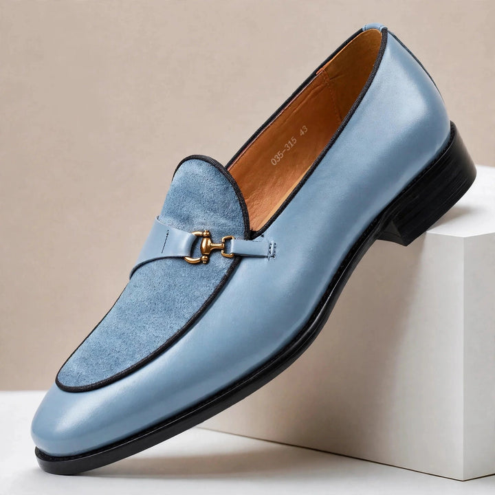 Falviero Cowhide Leather Loafers
