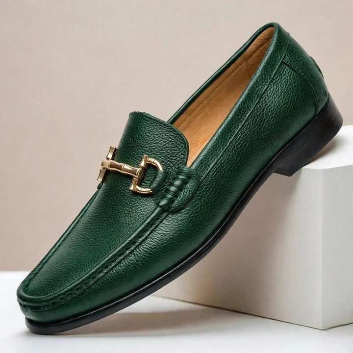 Vescari Cowhide Leather Loafers