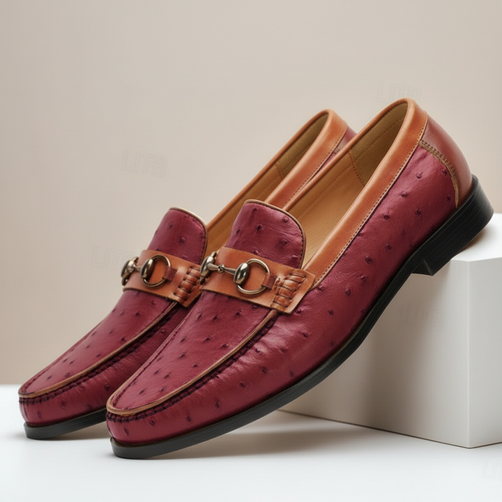 Varetti Cowhide Leather Loafers