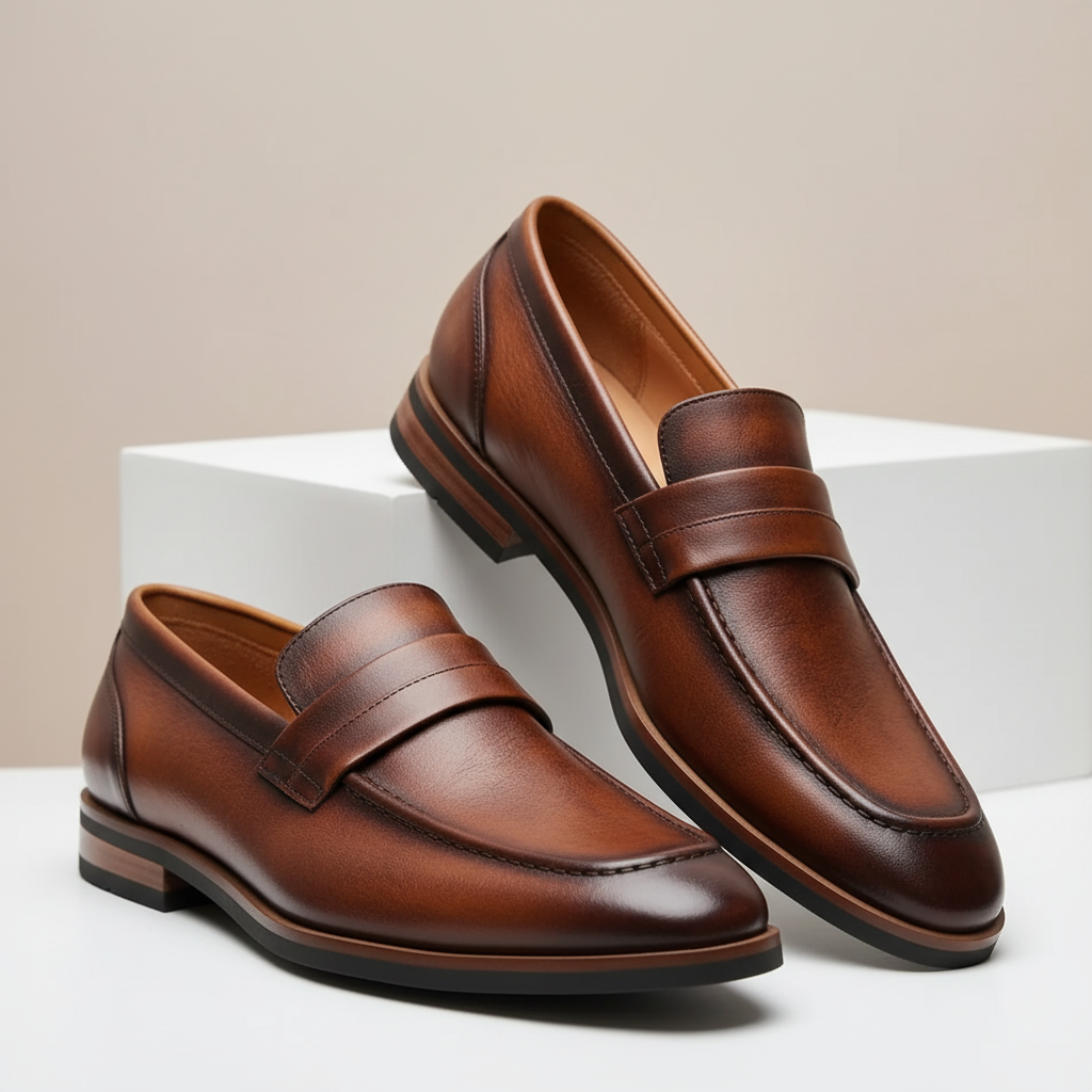 Giorelli Cowhide Leather Loafers