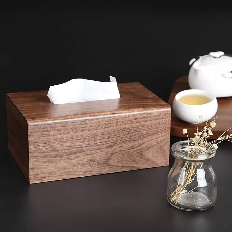 Wooden Tissue Box Holder